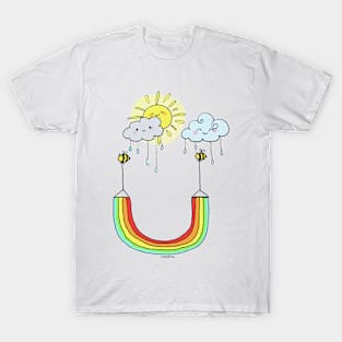 Rain + sun = RAINBOW T-Shirt